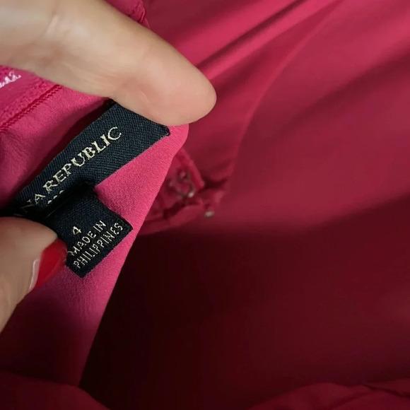 (2) Amazing Pink Dresses- French Connection & Banana Republic - Picture 5 of 5